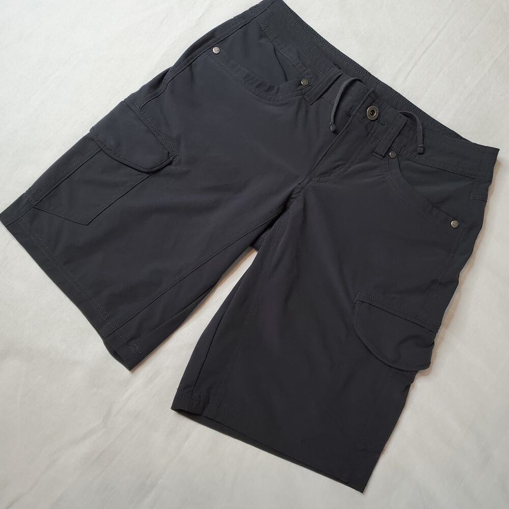 Kuhl Women's Size 0 Freeflex Cargo Hiking Shorts Gray 6417